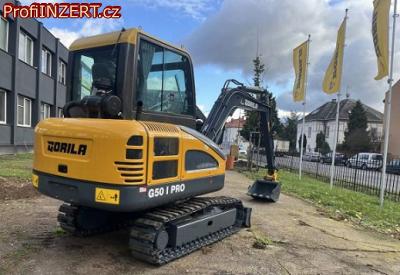 Obrzek k inzertu: Psov minibagr Gorila G50 I Pro Cab 5T Yanmar